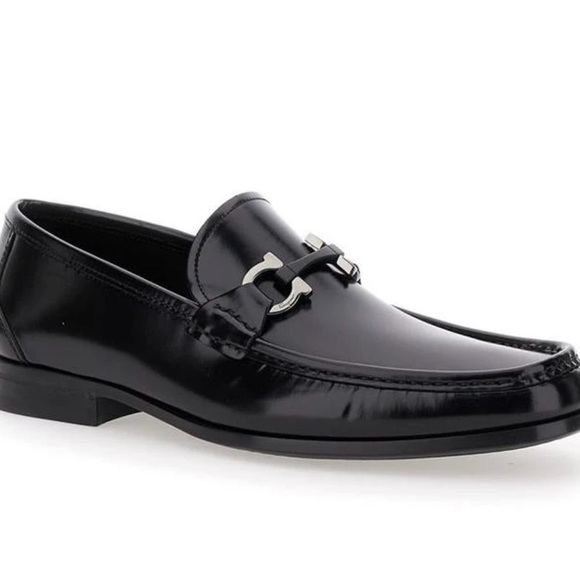 NEW! $895 Salvatore Ferragamo Grandioso-2 Patent Leather Gancini Loafers 11.5 - Picture 10 of 10